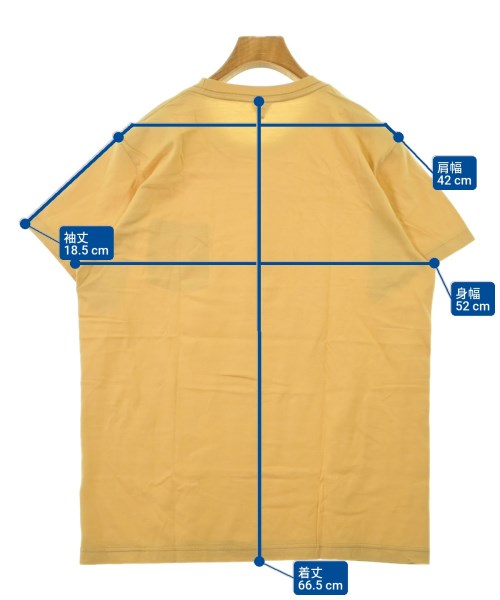 FilMelange（フィルメランジェ）Tシャツ・カットソー 黄 サイズ:5(XL位) メンズ/2200643205192