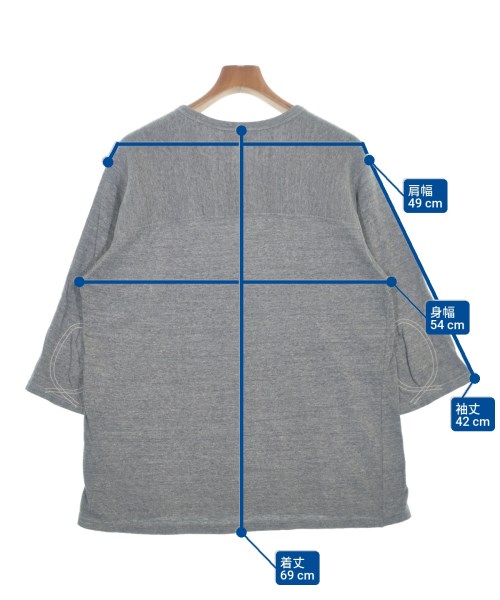 FilMelange（フィルメランジェ）Tシャツ・カットソー グレー サイズ:5(XL位) メンズ/2200655013020