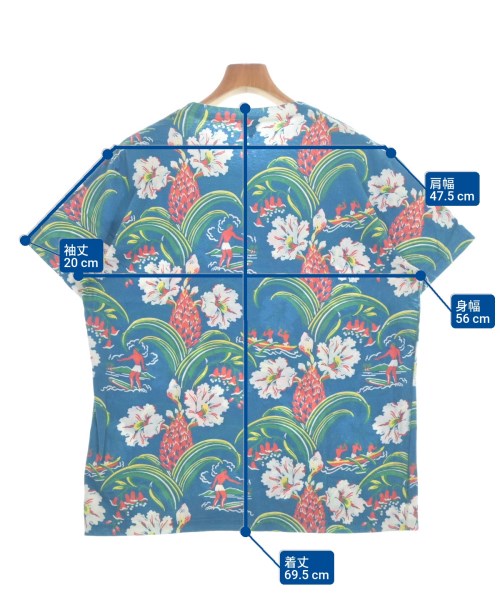 FilMelange（フィルメランジェ）Tシャツ・カットソー 青 サイズ:5(XL位) メンズ/2200666948182