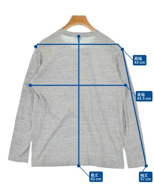 FilMelange（フィルメランジェ）Tシャツ・カットソー グレー サイズ:3(M位) メンズ/2200690727098