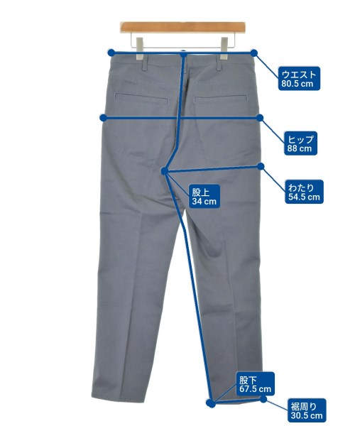BLUE WORK（ブルーワーク）チノパン グレー サイズ:32(L位) メンズ/2200620787086