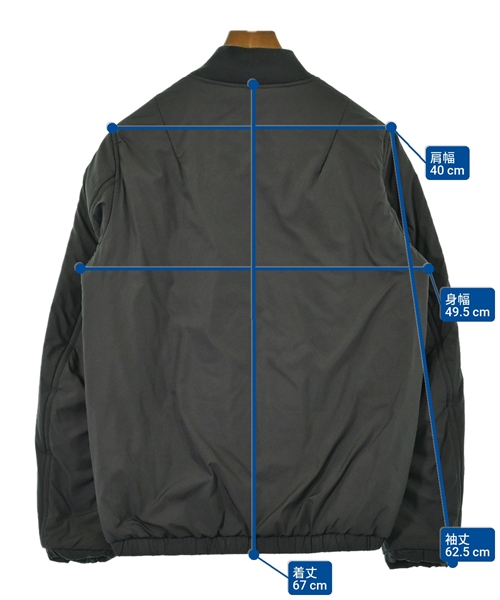 BLUE WORK（ブルーワーク）ブルゾン グレー サイズ:XS メンズ/2200615940014