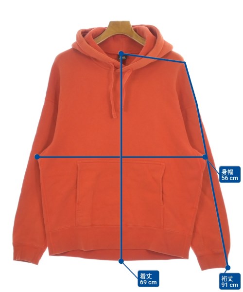 BLUE WORK（ブルーワーク）パーカー オレンジ サイズ:M メンズ/2200679669227