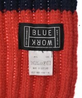 BLUE WORK（ブルーワーク）マフラー 赤 サイズ:- メンズ/2200693551553