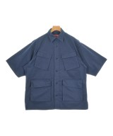 BLUE WORK（ブルーワーク）カジュアルシャツ 紺 サイズ:S メンズ/2200695367350
