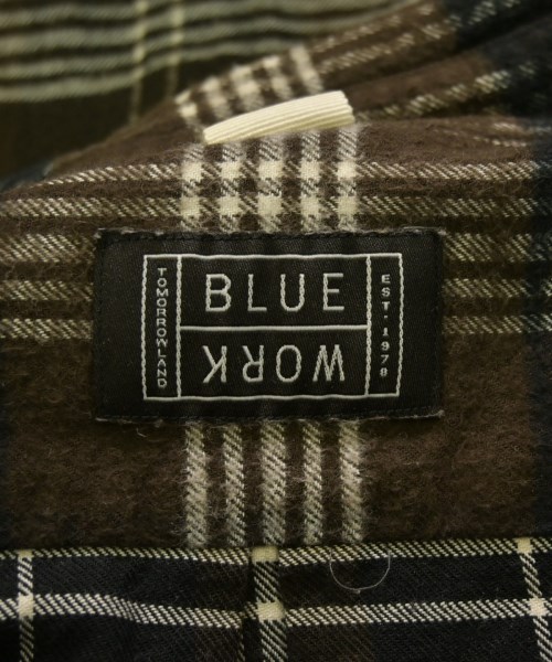 BLUE WORK（ブルーワーク）カジュアルシャツ 茶 サイズ:L メンズ/2200651614030