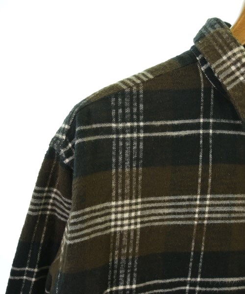 BLUE WORK（ブルーワーク）カジュアルシャツ 茶 サイズ:L メンズ/2200651614030