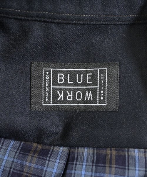 BLUE WORK（ブルーワーク）カジュアルシャツ 紺 サイズ:XS メンズ/2200657237035
