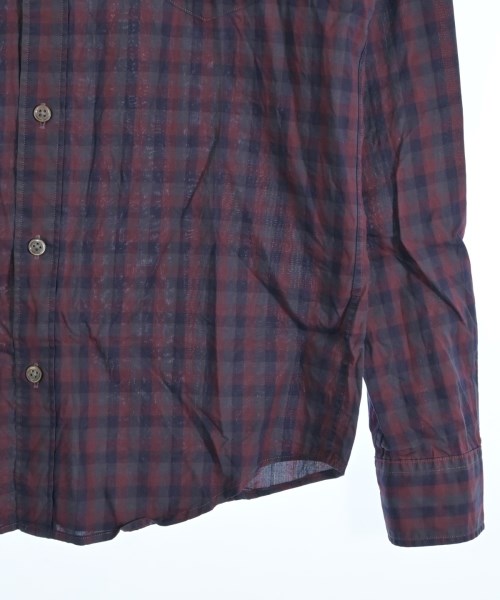 BLUE WORK（ブルーワーク）カジュアルシャツ 赤 サイズ:1(S位) メンズ/2200643891029