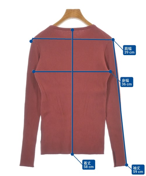 Bon mercerie de anatelier（ボンメルスリードアナトリエ）Tシャツ・カットソー オレンジ サイズ:38(M位) レディース/2200624826088