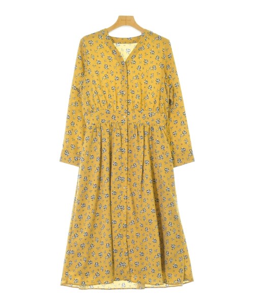 Bon mercerie de anatelier(ボンメルスリードアナトリエ)ワンピース 黄 サイズ:38(M位)/2200645243017