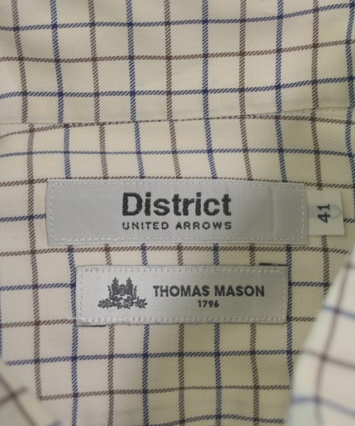 DISTRICT（ディストリクト）カジュアルシャツ 白 サイズ:41(XL位) メンズ/2200640073411