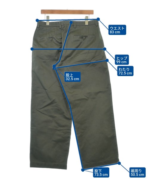 DISTRICT（ディストリクト）チノパン カーキ サイズ:L メンズ/2200640073626