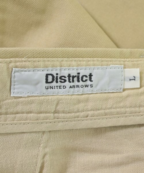 DISTRICT（ディストリクト）チノパン ベージュ サイズ:L メンズ/2200640073640