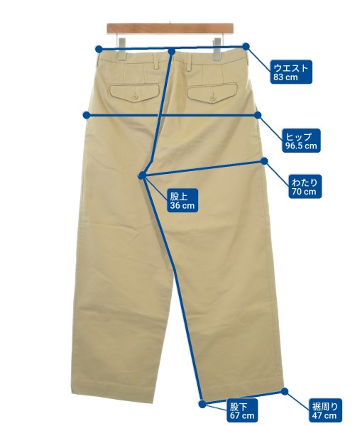 DISTRICT（ディストリクト）チノパン ベージュ サイズ:L メンズ/2200640073640