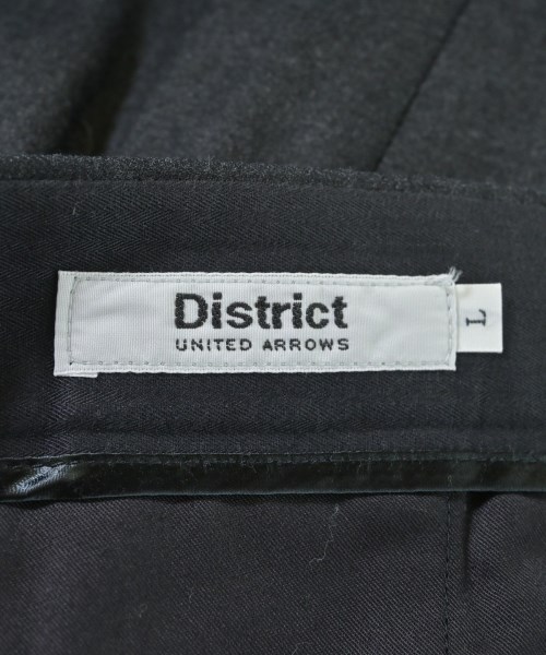 DISTRICT（ディストリクト）スラックス グレー サイズ:L メンズ/2200640073671