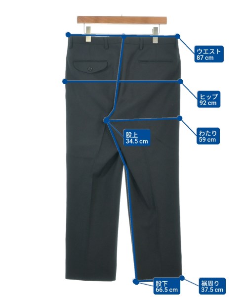 DISTRICT（ディストリクト）スラックス 黒 サイズ:L メンズ/2200640073688