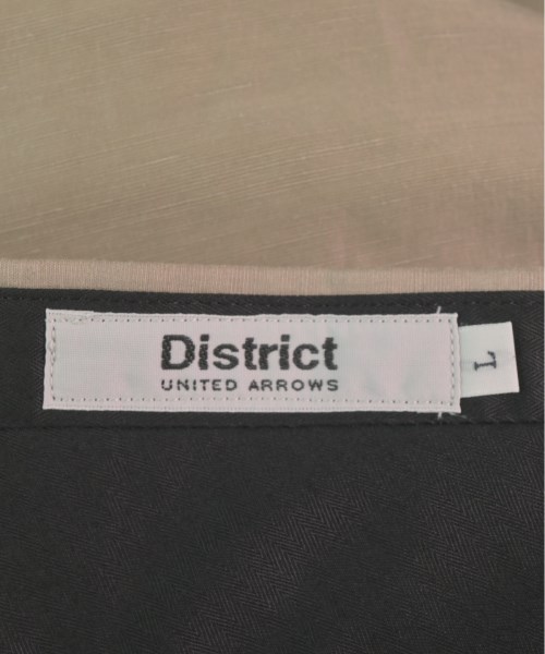 DISTRICT（ディストリクト）スラックス ベージュ サイズ:L メンズ/2200544524330