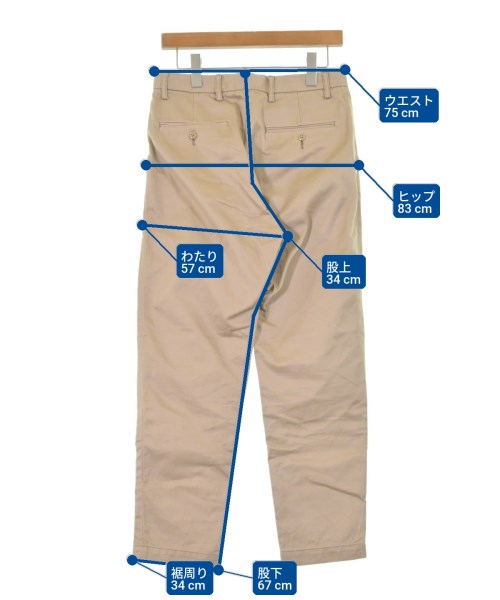 DISTRICT（ディストリクト）チノパン ベージュ サイズ:44(S位) メンズ/2200621761030