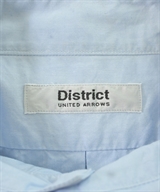 DISTRICT（ディストリクト）カジュアルシャツ 青 サイズ:16(L位) メンズ/2200613036030
