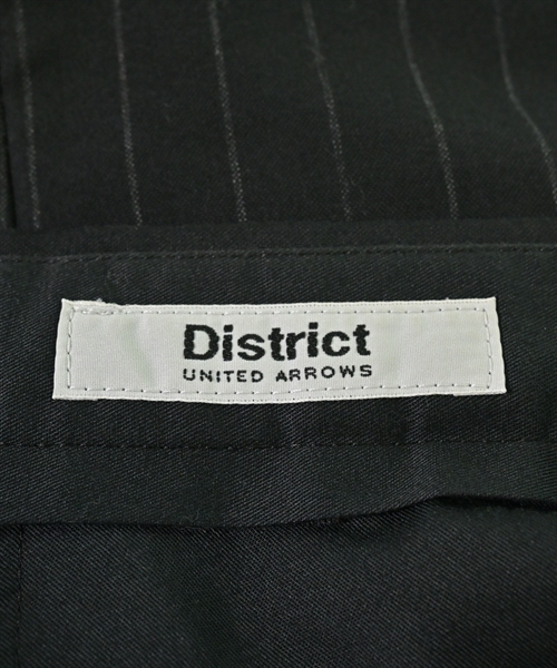 DISTRICT（ディストリクト）スラックス 黒 サイズ:46(M位) メンズ/2200613036047