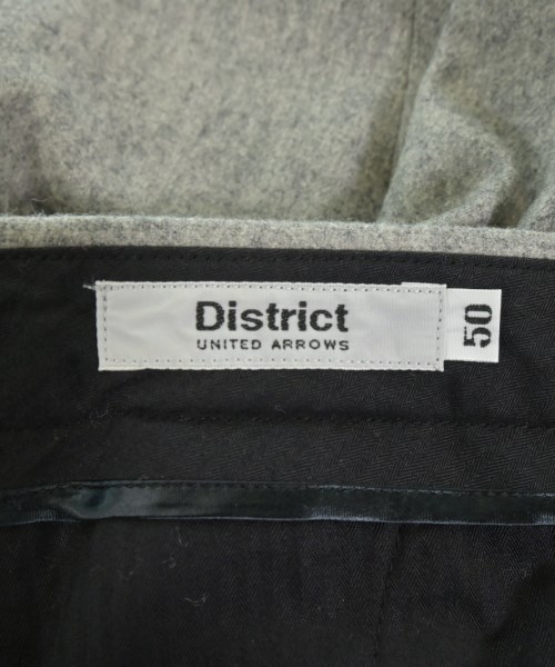 DISTRICT（ディストリクト）スラックス グレー サイズ:50(XL位) メンズ/2200609050200