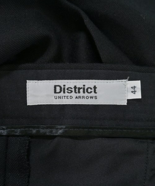DISTRICT（ディストリクト）スラックス 黒 サイズ:44(M位) メンズ/2200617735083