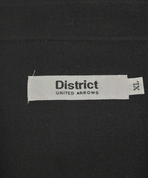 DISTRICT（ディストリクト）カジュアルシャツ 黒 サイズ:XL メンズ/2200672465024