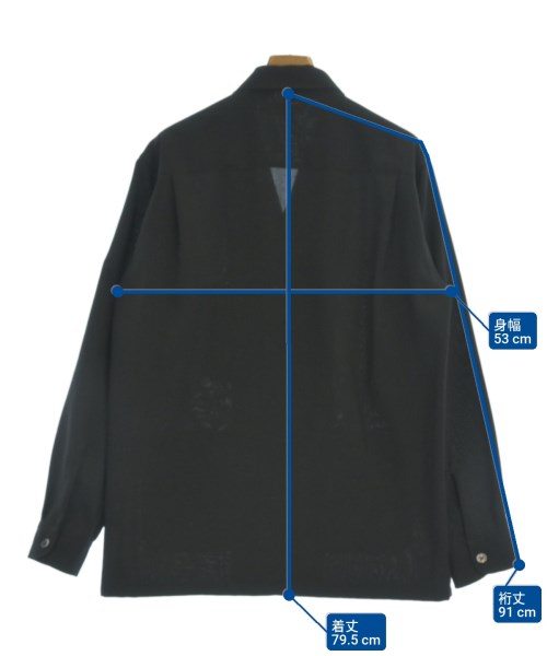 DISTRICT（ディストリクト）カジュアルシャツ 黒 サイズ:XL メンズ/2200672465024