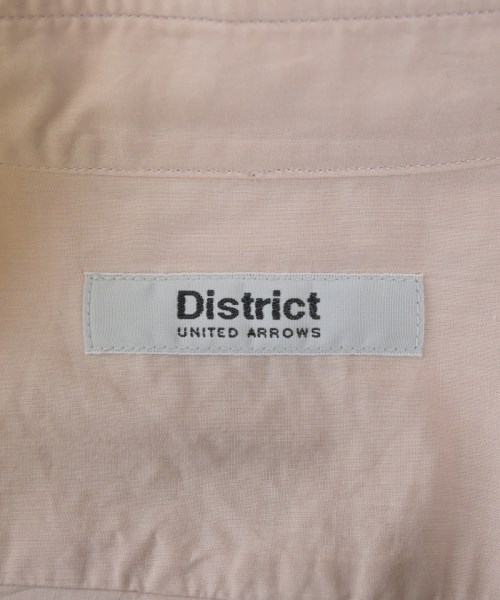 DISTRICT（ディストリクト）カジュアルシャツ ピンク サイズ:L メンズ/2200673100023