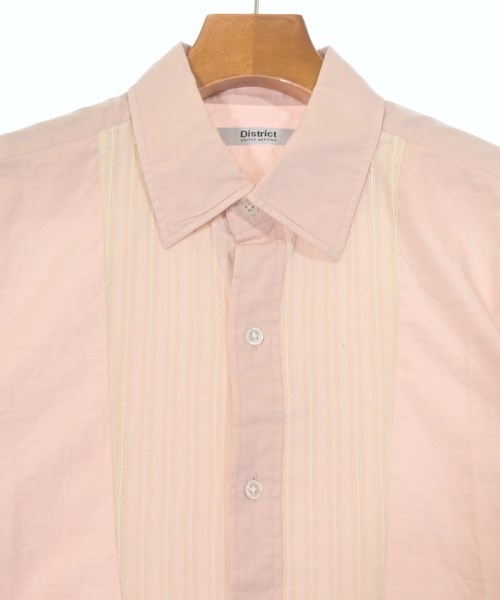 DISTRICT（ディストリクト）カジュアルシャツ ピンク サイズ:L メンズ/2200673100023