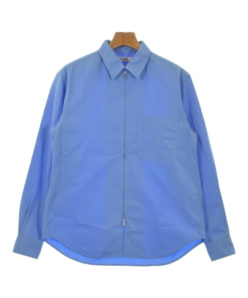 DISTRICT(ディストリクト)カジュアルシャツ 青 サイズ:S/2200671837082