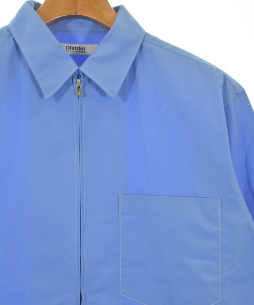 DISTRICT（ディストリクト）カジュアルシャツ 青 サイズ:S メンズ/2200671837082