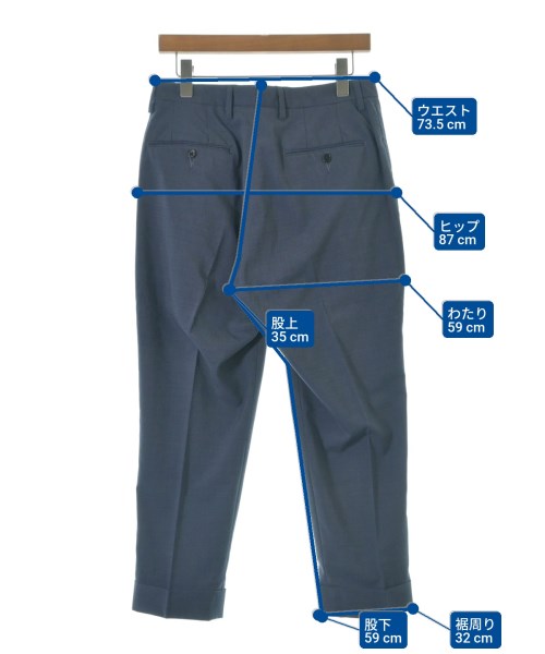 DISTRICT（ディストリクト）スラックス 紺 サイズ:44(S位) メンズ/2200680231048