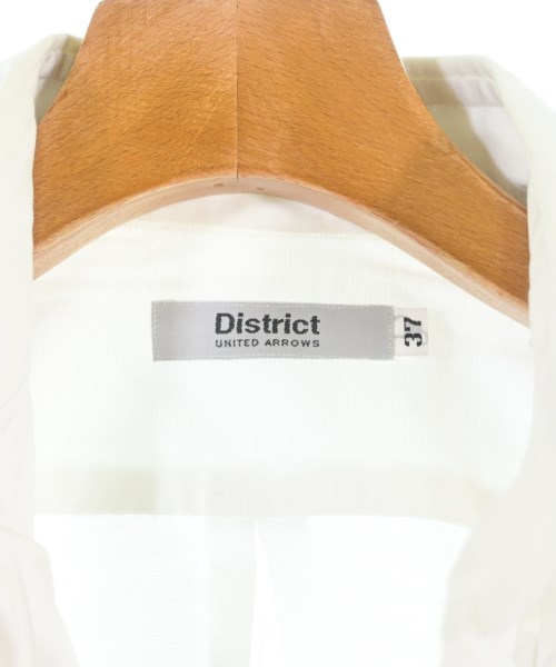 DISTRICT（ディストリクト）ドレスシャツ 白 サイズ:37(XS位) メンズ/2200697918161