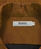 DISTRICT（ディストリクト）カジュアルシャツ 茶 サイズ:L メンズ/2200698125063