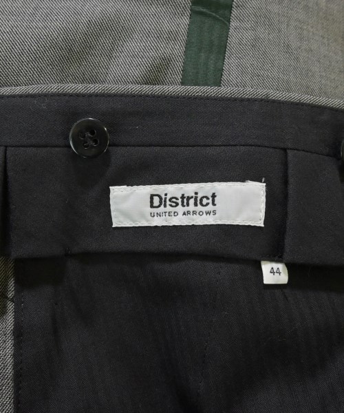 DISTRICT（ディストリクト）スラックス グレー サイズ:44(S位) メンズ/2200698125155