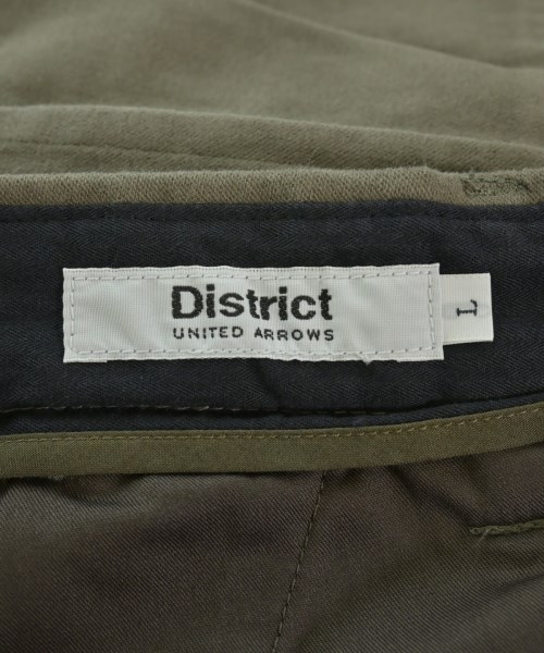 DISTRICT（ディストリクト）カーゴパンツ カーキ サイズ:L メンズ/2200697920591