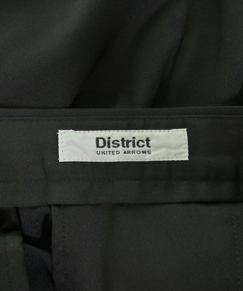 DISTRICT（ディストリクト）スラックス 黒 サイズ:M メンズ/2200710494054