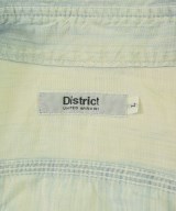 DISTRICT（ディストリクト）カジュアルシャツ 青 サイズ:L メンズ/2200705424011
