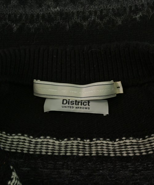 DISTRICT（ディストリクト）ニット・セーター 黒 サイズ:1(S位) メンズ/2200646028064