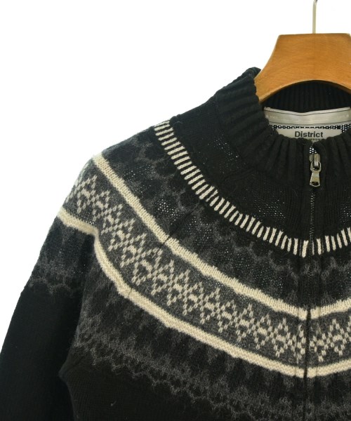 DISTRICT（ディストリクト）ニット・セーター 黒 サイズ:1(S位) メンズ/2200646028064