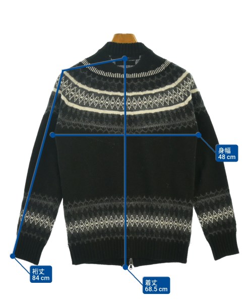 DISTRICT（ディストリクト）ニット・セーター 黒 サイズ:1(S位) メンズ/2200646028064