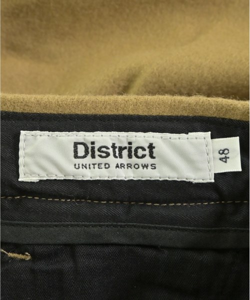 DISTRICT（ディストリクト）スラックス ベージュ サイズ:48(L位) メンズ/2200642210159