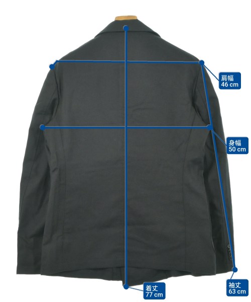 DISTRICT（ディストリクト）テーラードジャケット 黒 サイズ:50(XL位) メンズ/2200642210166