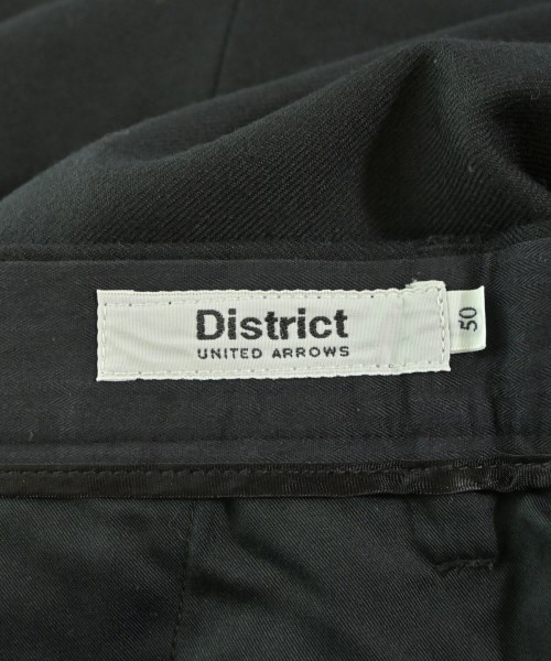 DISTRICT（ディストリクト）スラックス 黒 サイズ:50(XL位) メンズ/2200642210173