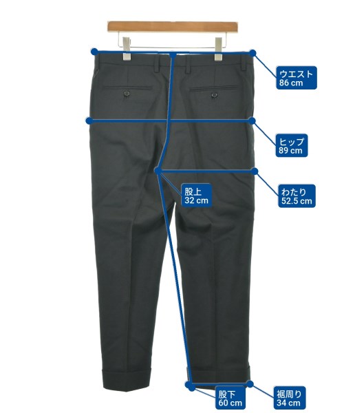 DISTRICT（ディストリクト）スラックス 黒 サイズ:50(XL位) メンズ/2200642210173