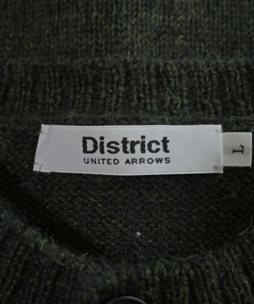 DISTRICT（ディストリクト）カーディガン カーキ サイズ:L メンズ/2200638974041