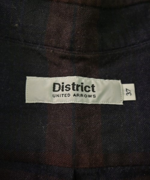 DISTRICT（ディストリクト）カジュアルシャツ 赤 サイズ:37(XS位) メンズ/2200650686038