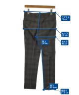 DISTRICT（ディストリクト）スラックス 茶 サイズ:42(XS位) メンズ/2200638895155